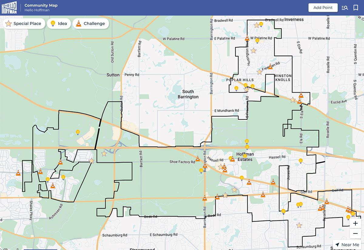 Map of Hoffman Estates